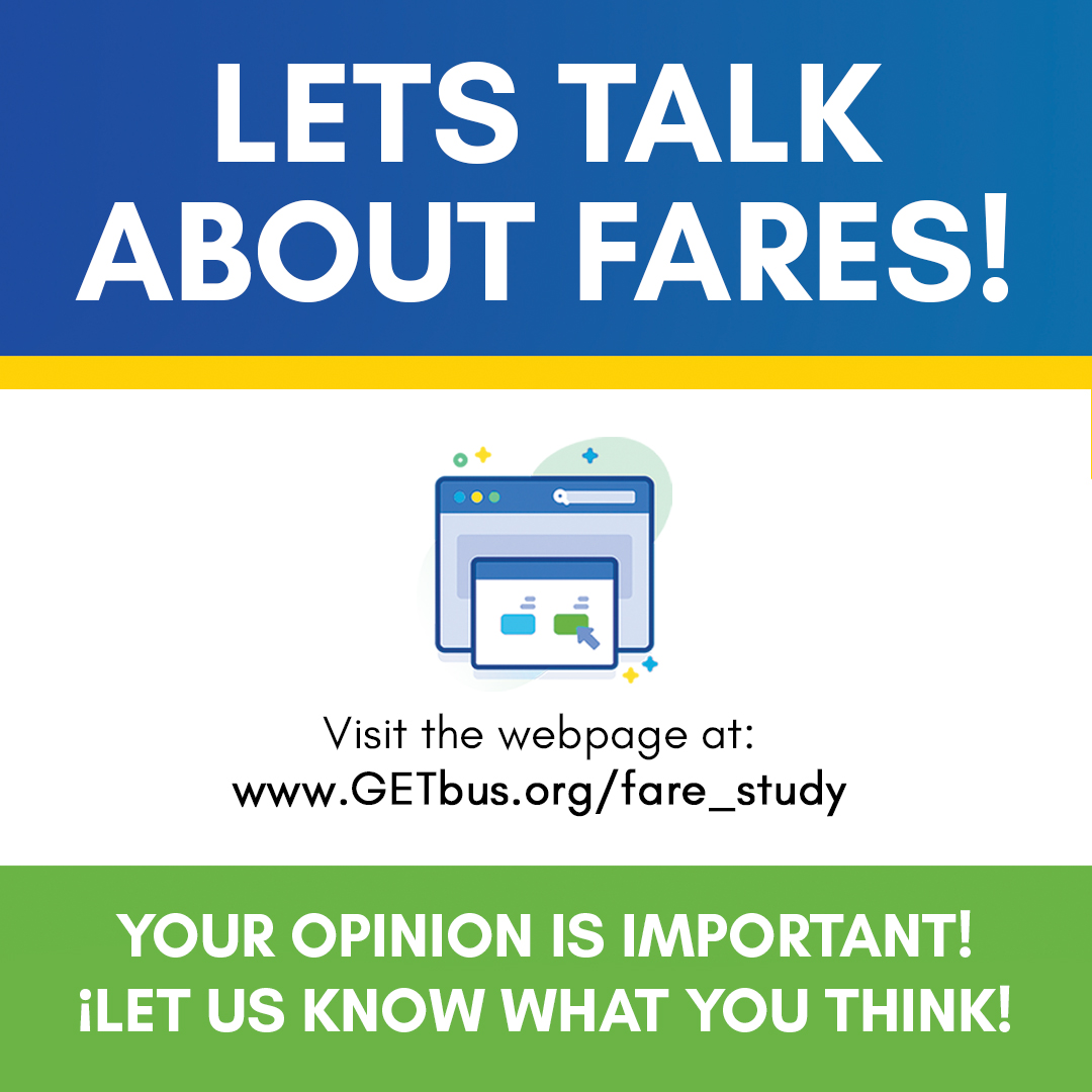 Give Us Your Opinion on Our Fares