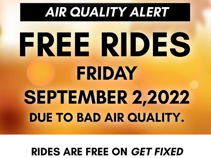 Free Rides on GET 9/2/2022