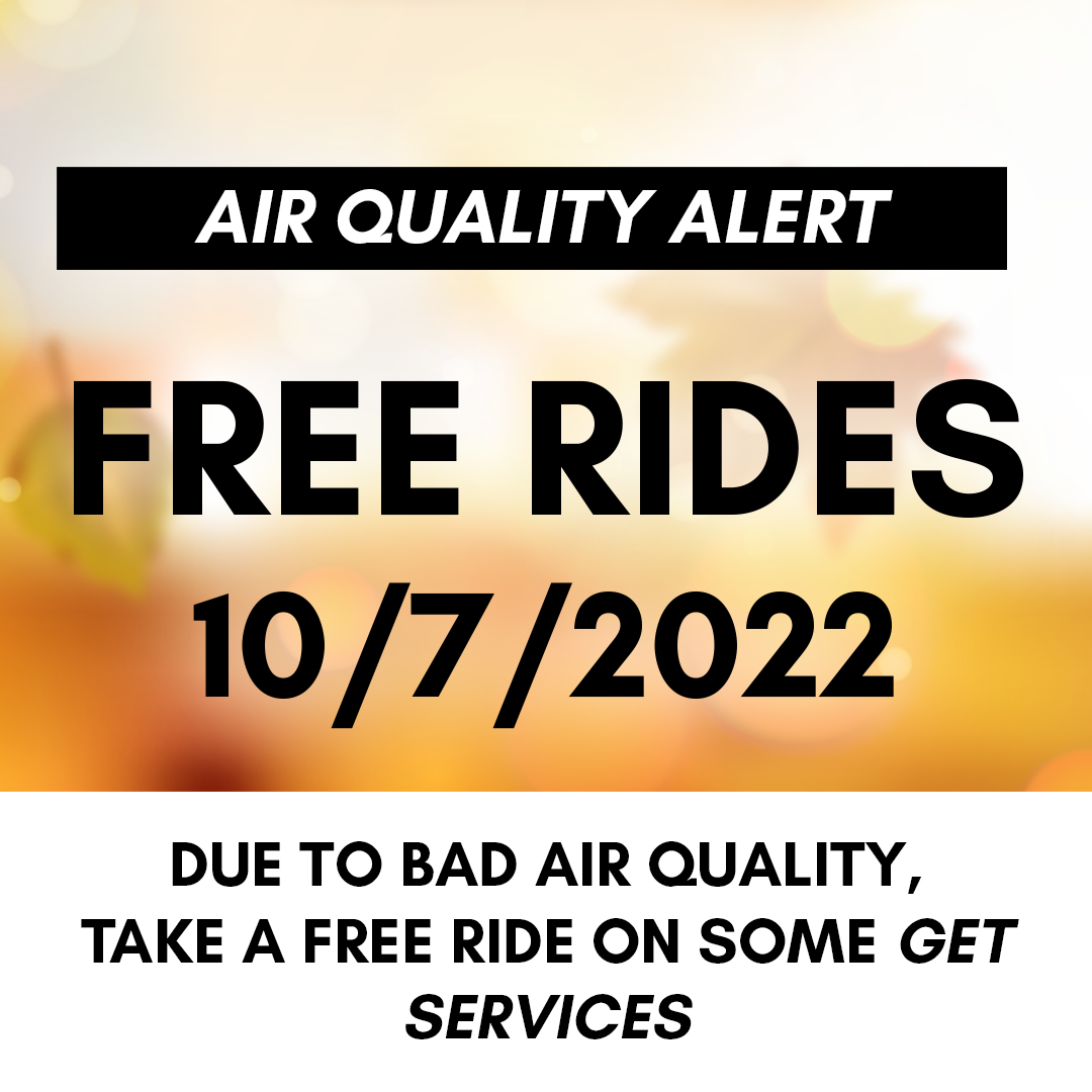 Free Rides on GET 10/7/2022