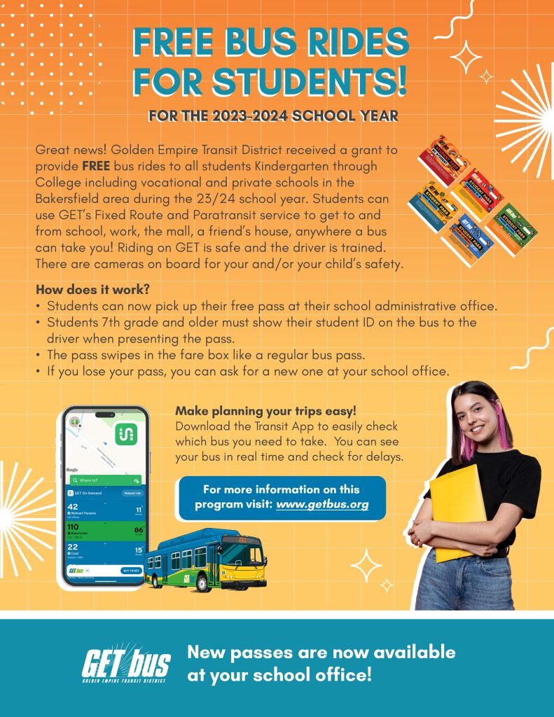 free travel pass for students